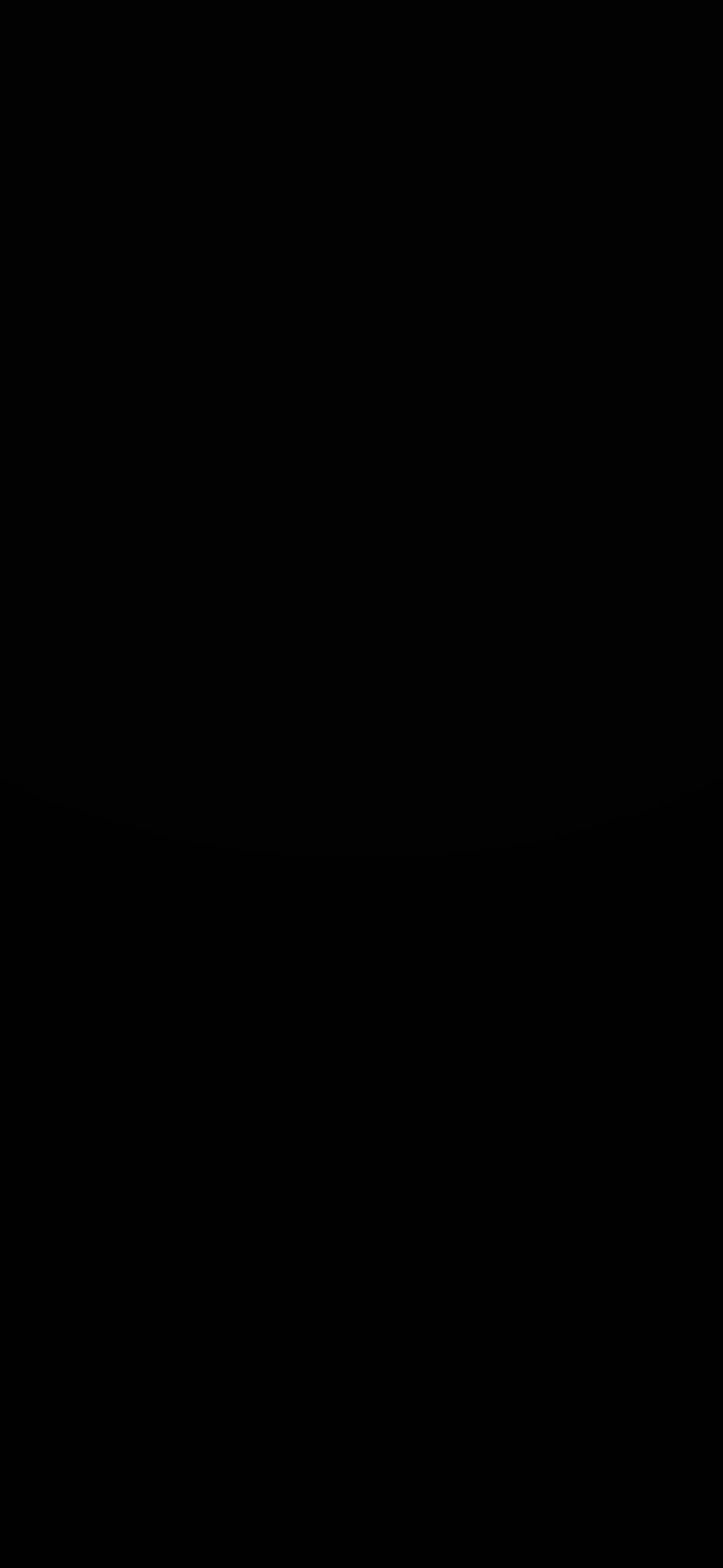 Near-black minimal iPhone wallpaper with a faint light falling from the top