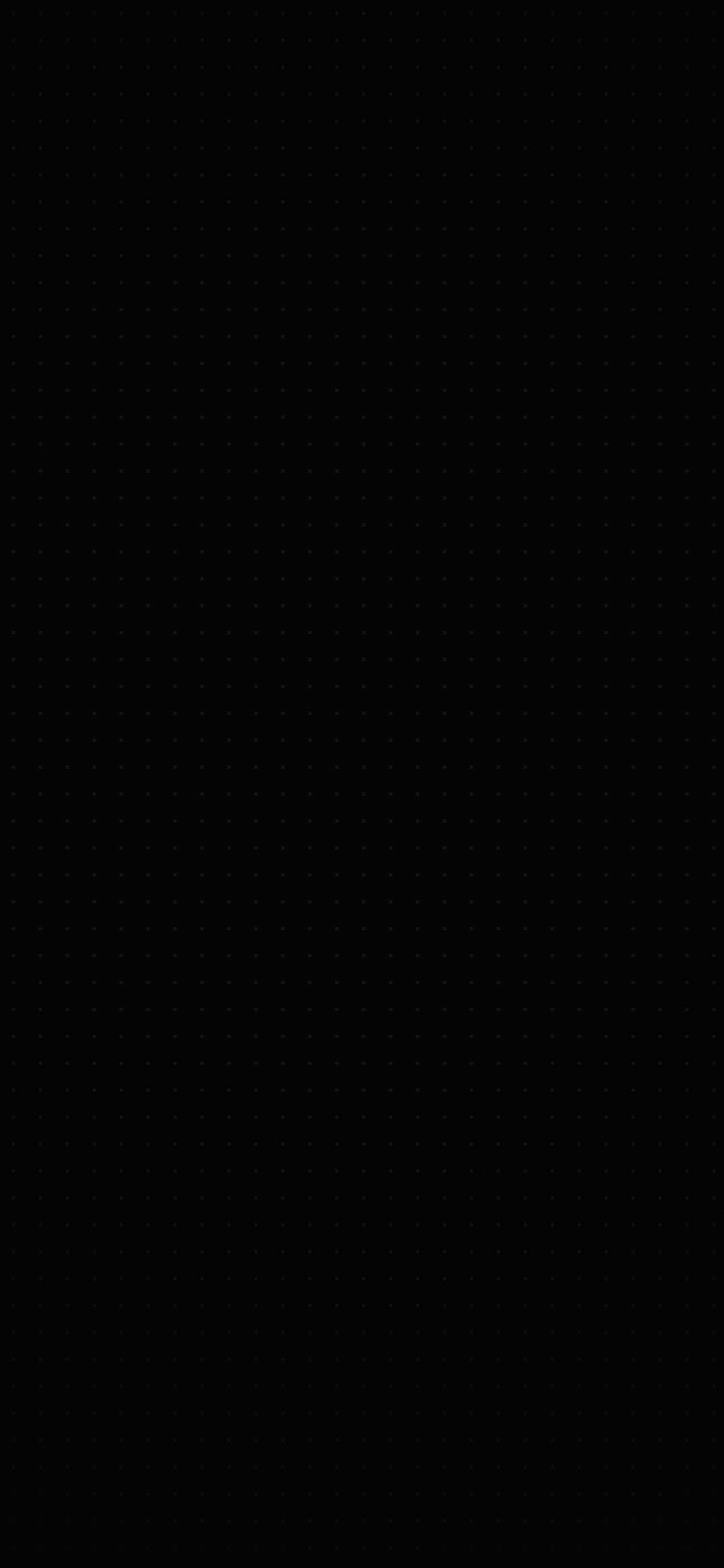 Dark iPhone wallpaper with a subtle dot grid that fades at the edges